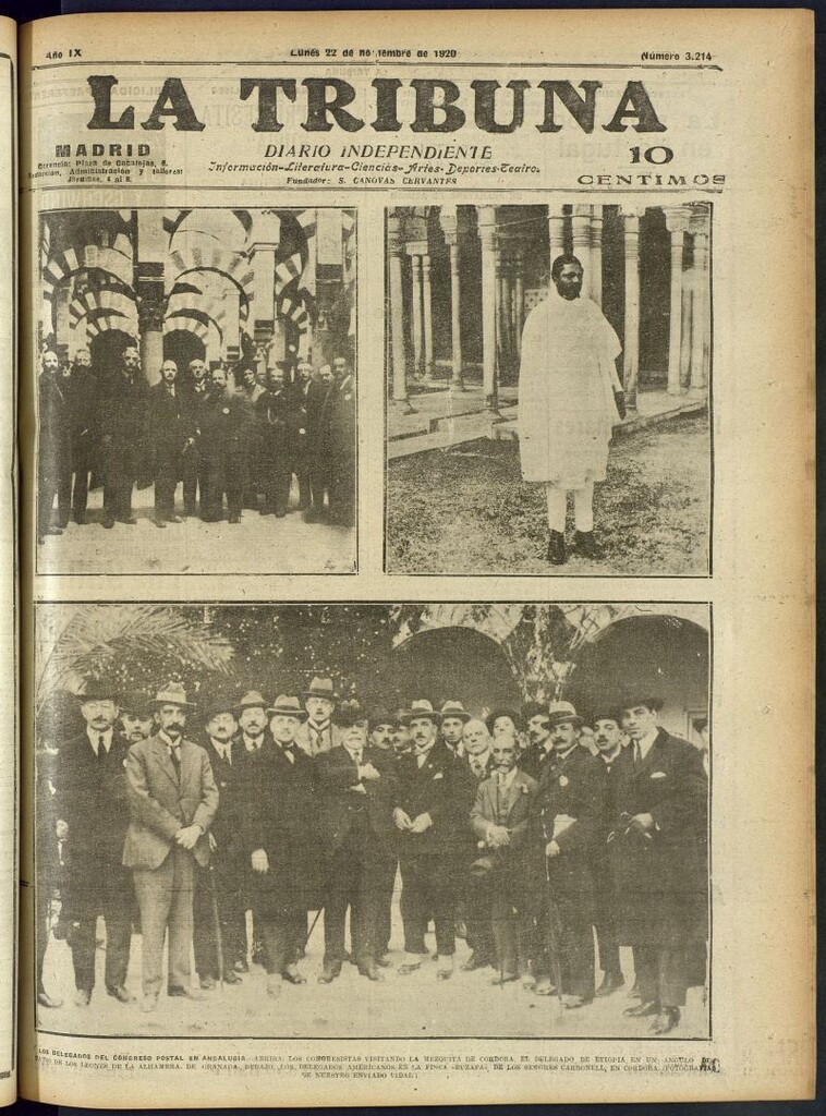 Miniatura de La Tribuna: diario independiente del 22 de noviembre de 1920