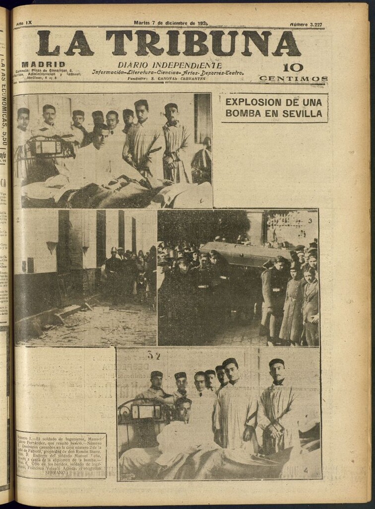 Miniatura de La Tribuna: diario independiente del 7 de diciembre de 1920