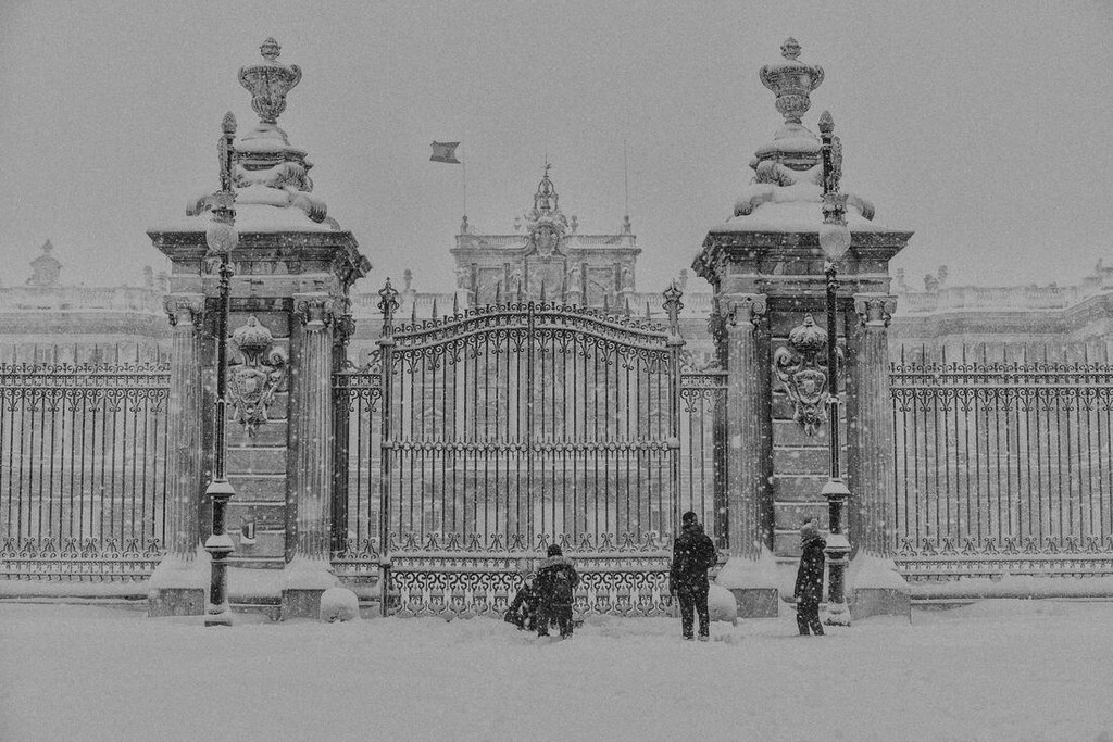 Miniatura de Palacio en blanco