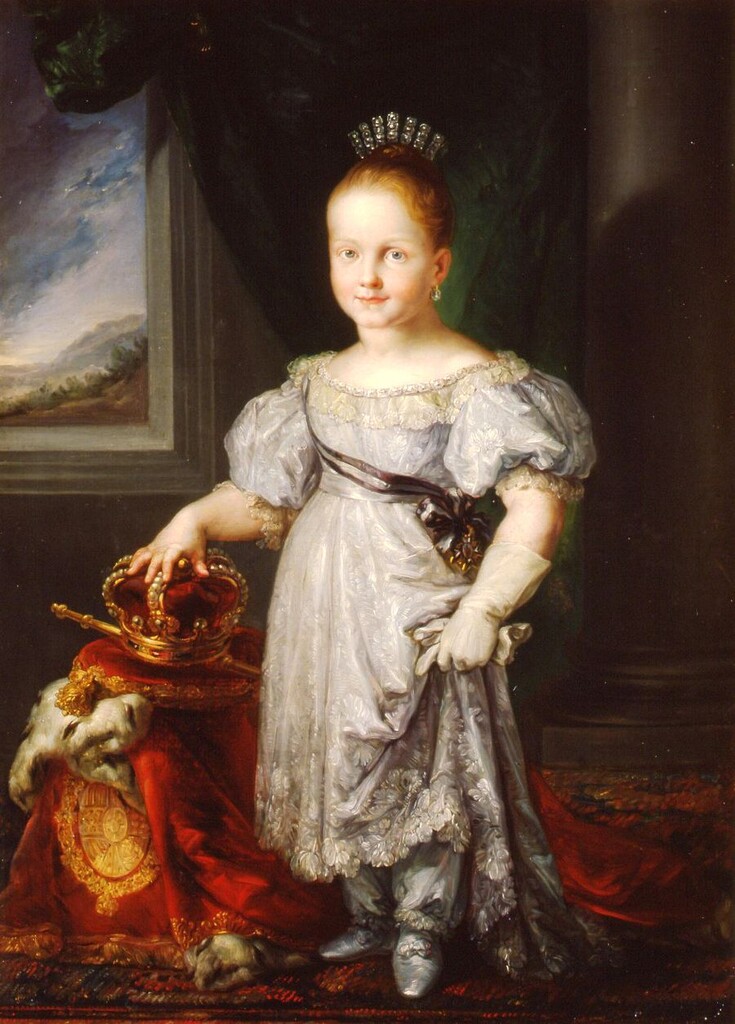 Miniatura de Isabel II, Niña (Taller)