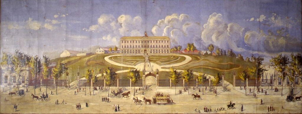 Miniatura de El Palacio de Buenavista hacia 1900