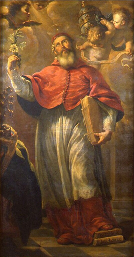 Miniatura de San Dámaso