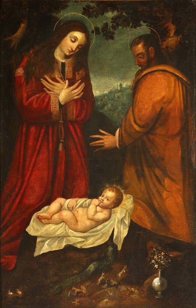 Miniatura de Nacimiento de Cristo