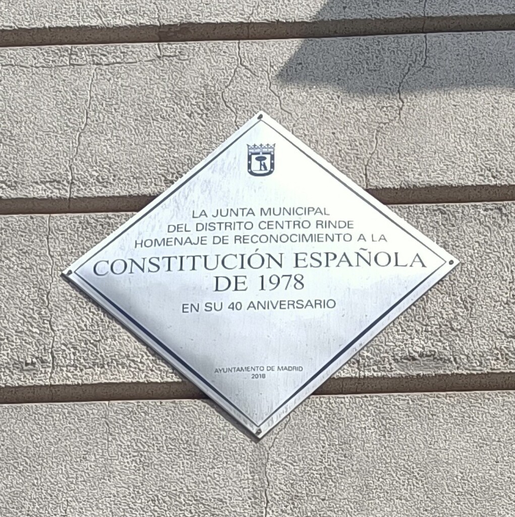 Miniatura de Constitución española de 1978