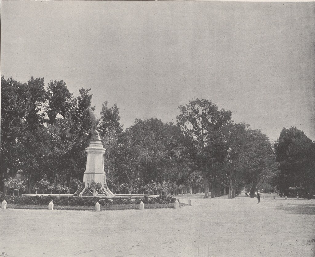 Miniatura de La fuente del Ángel Caído en el Parque de Madrid