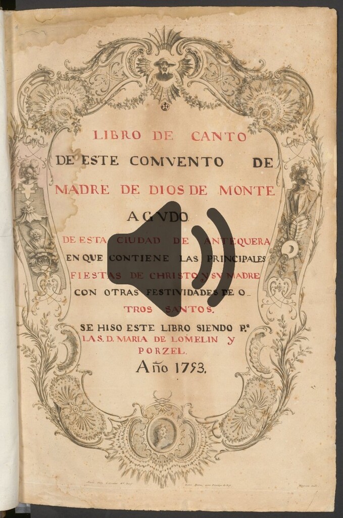 Miniatura de Antifonario: Convento de Madre de Dios de Monteagudo - San Agustín - Vísperas - Laudate Pueri