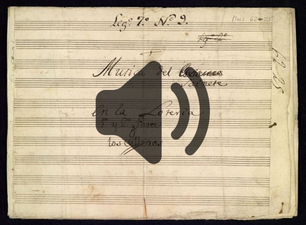 Miniatura de Musica del Sainete en la lotería