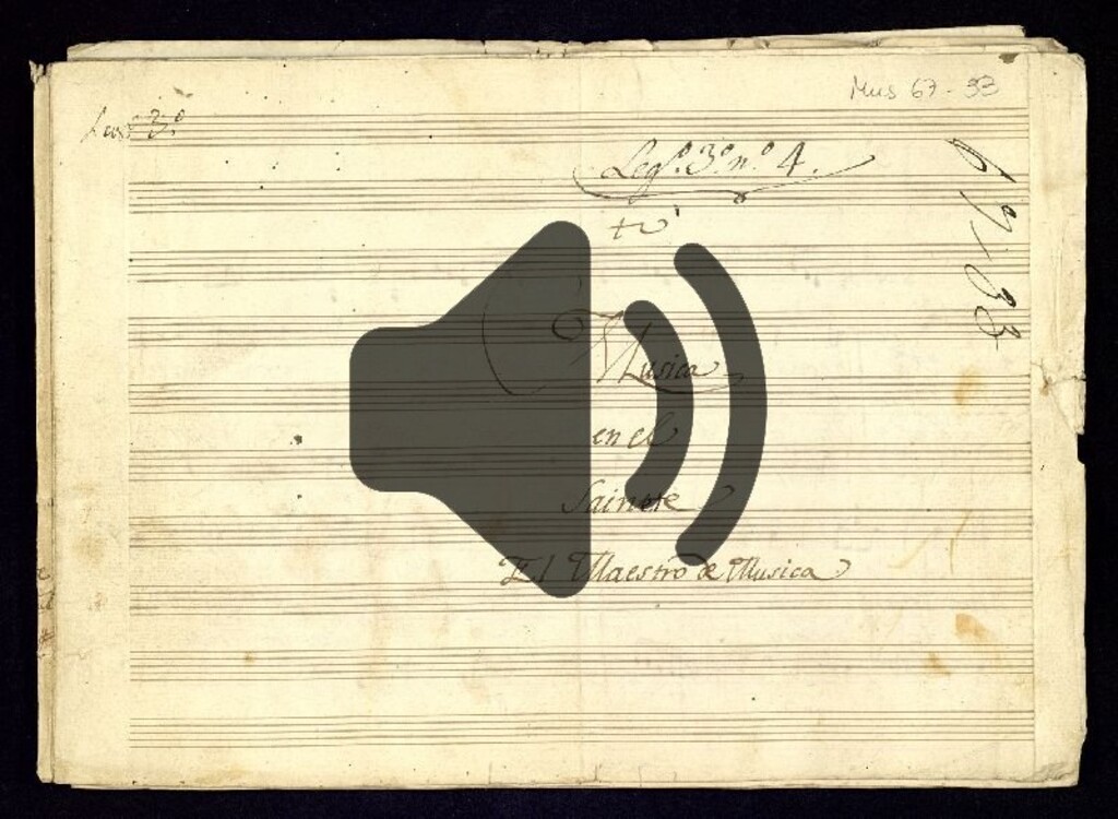 Miniatura de Sainete: El maestro de música