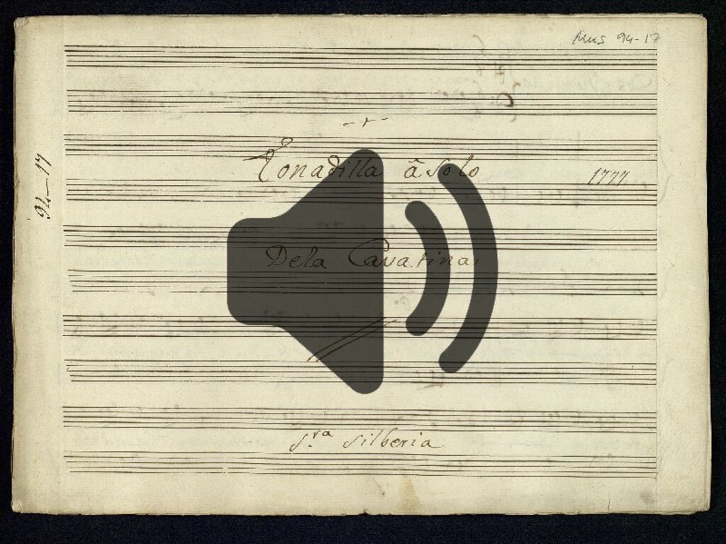 Miniatura de Tonadilla: Cavatina