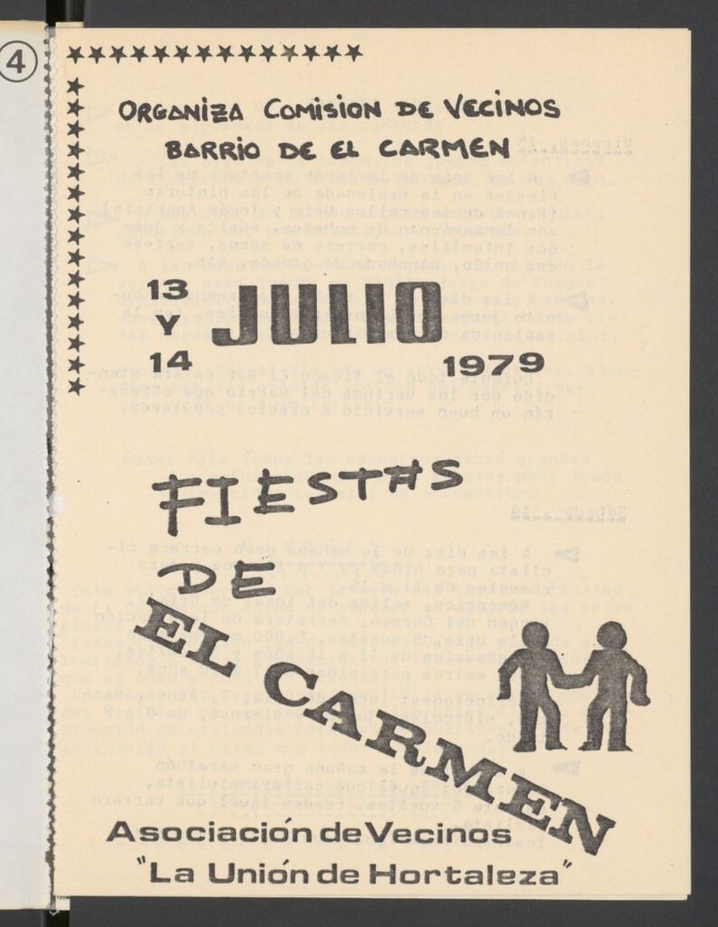 Miniatura de Programa de las fiestas de El Carmen 1979