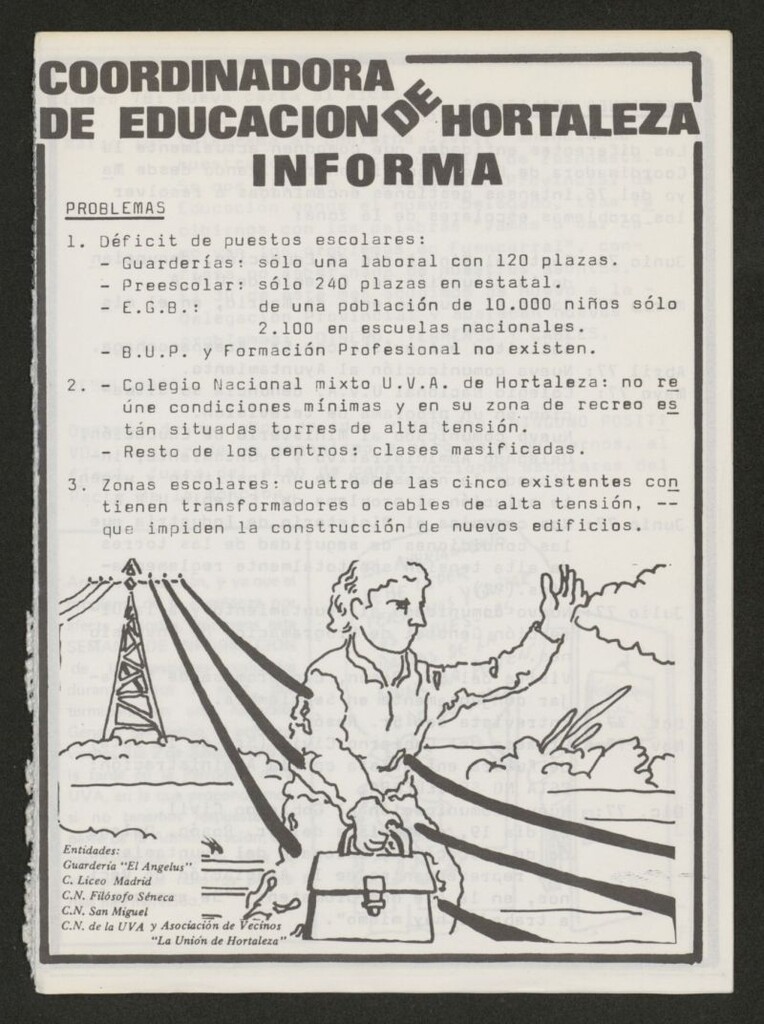 Miniatura de Coordinadora de educación de Hortaleza informa