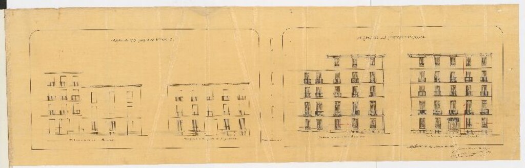 Miniatura de D. Francisco Gutiérrez del Toral, en solicitud de licencia para hacer varias reformas en la casa de su propiedad, calle de S. Bernardo Ancha  nº 76, con vuelta a la de la Palma Alta, y accesorias de otras dos casas en sita última calle, manzana 492.
