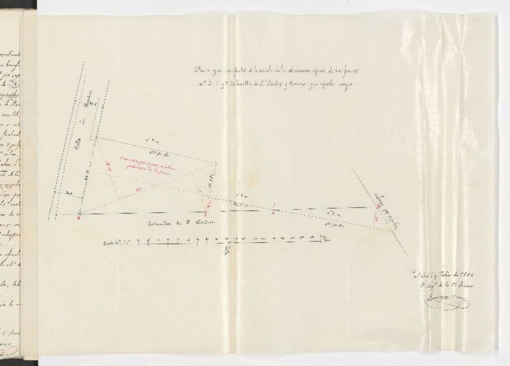 Miniatura de D. Juan Chauvet, Director de la Empresa de Diligencia del Norte y Mediodía, en solicitud de licencia para edificar en la casa sita en la costanilla de S. Pedro nº 2 con vuelta a la calle sin puertas y Plazuela de la Paja.