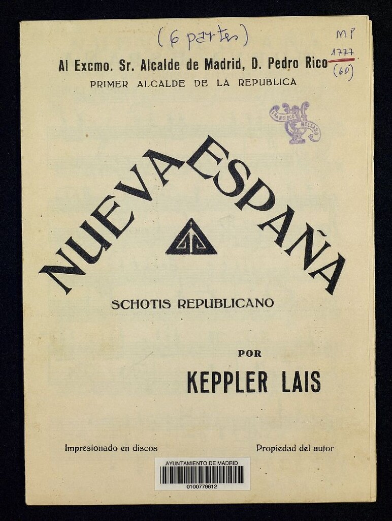 Miniatura de Nueva España : schotis republicano