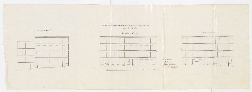 Miniatura de D. Ángel de las Pozas, solicitando licencia para edificar de nueva planta la casa de su propiedad, sita en la calle de S. Vicente Alta, nºs 28 y 30, con vuelta a la del Dos de Mayor nº 2, y de S. Andrés, nº 3, manzana 475.