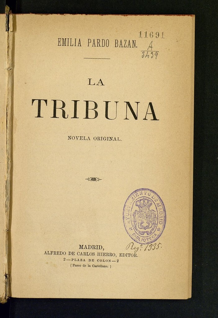Miniatura de La tribuna : novela original