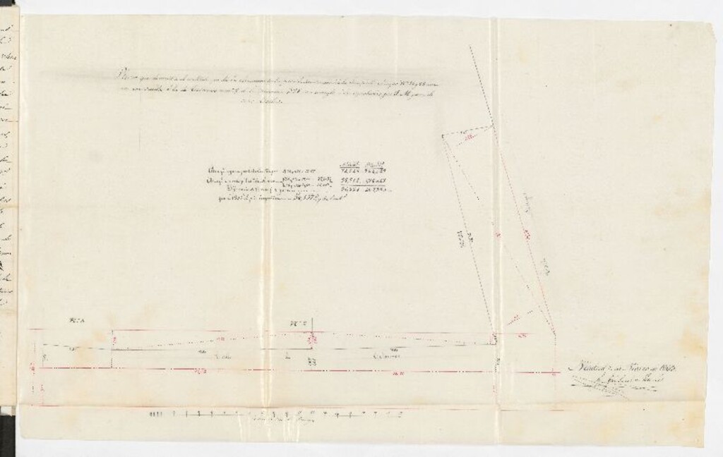Miniatura de D. Gabriel Manzanedo, para construir de nueva planta su casa sita en la calle Mayor, nº 26 y 28, con vuelta a la de Coloreros nº 2, manzana 387.