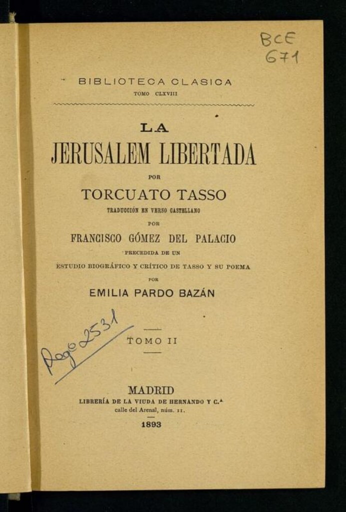 Miniatura de La Jerusalem libertada