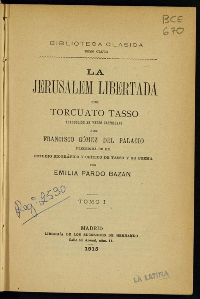 Miniatura de La Jerusalem libertada