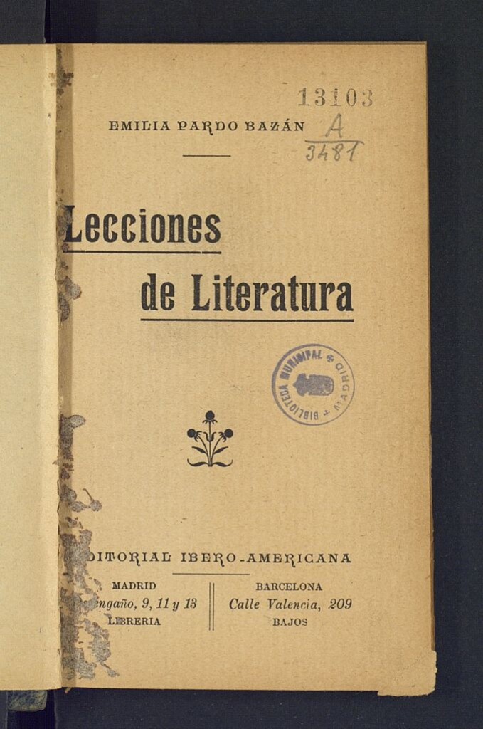 Miniatura de Lecciones de literatura