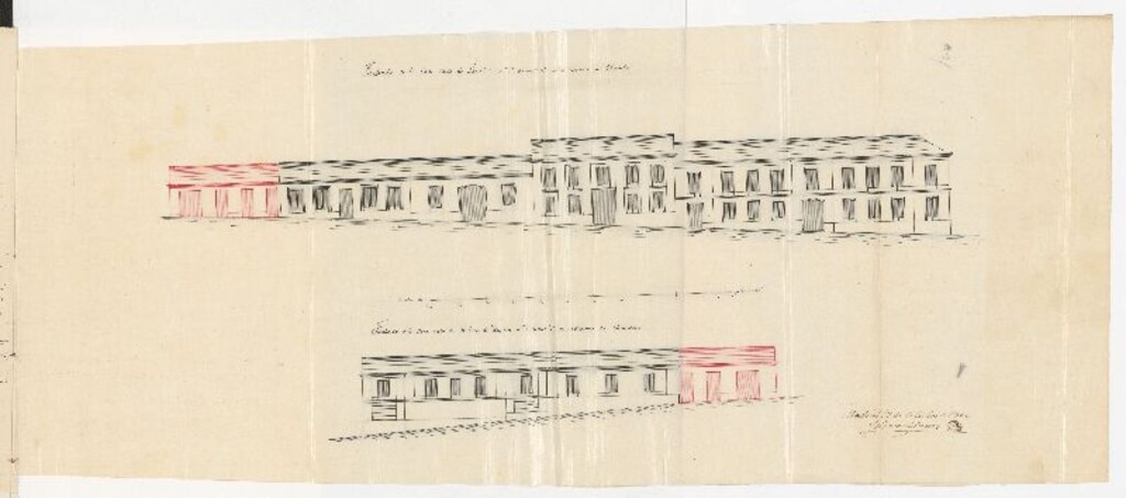 Miniatura de D. Isidoro Llanos, para continuar la edificación de un terreno, sito en Chamberí, con fachadas a las calle Garcilaso, D. Juan de Austria, y de Luchana nºs 2, 1 y 7.