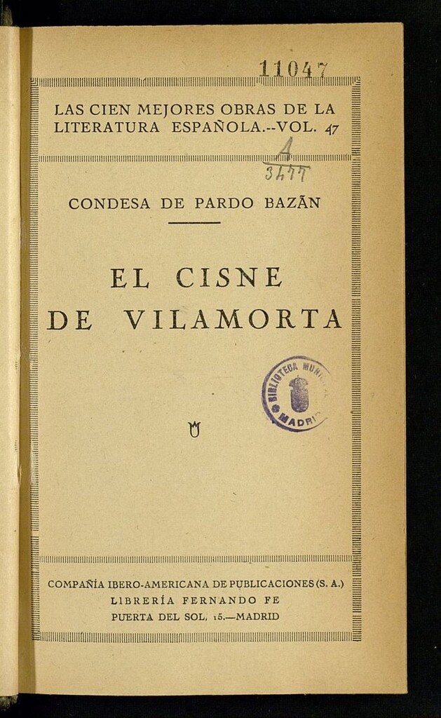 Miniatura de El cisne de Vilamorta