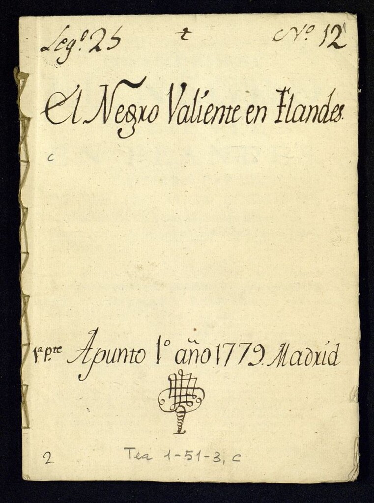 Miniatura de Comedia famosa, El negro valiente en Flandes. Primera parte
