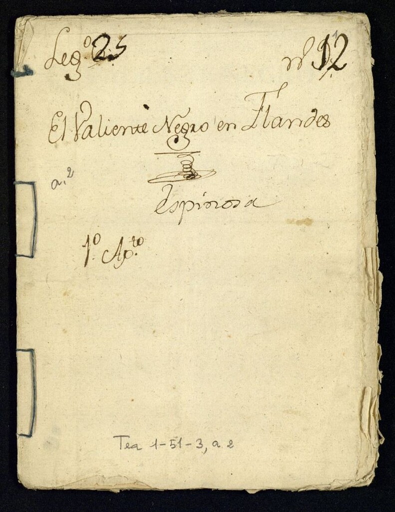 Miniatura de Comedia famosa, El valiente negro en Flandes