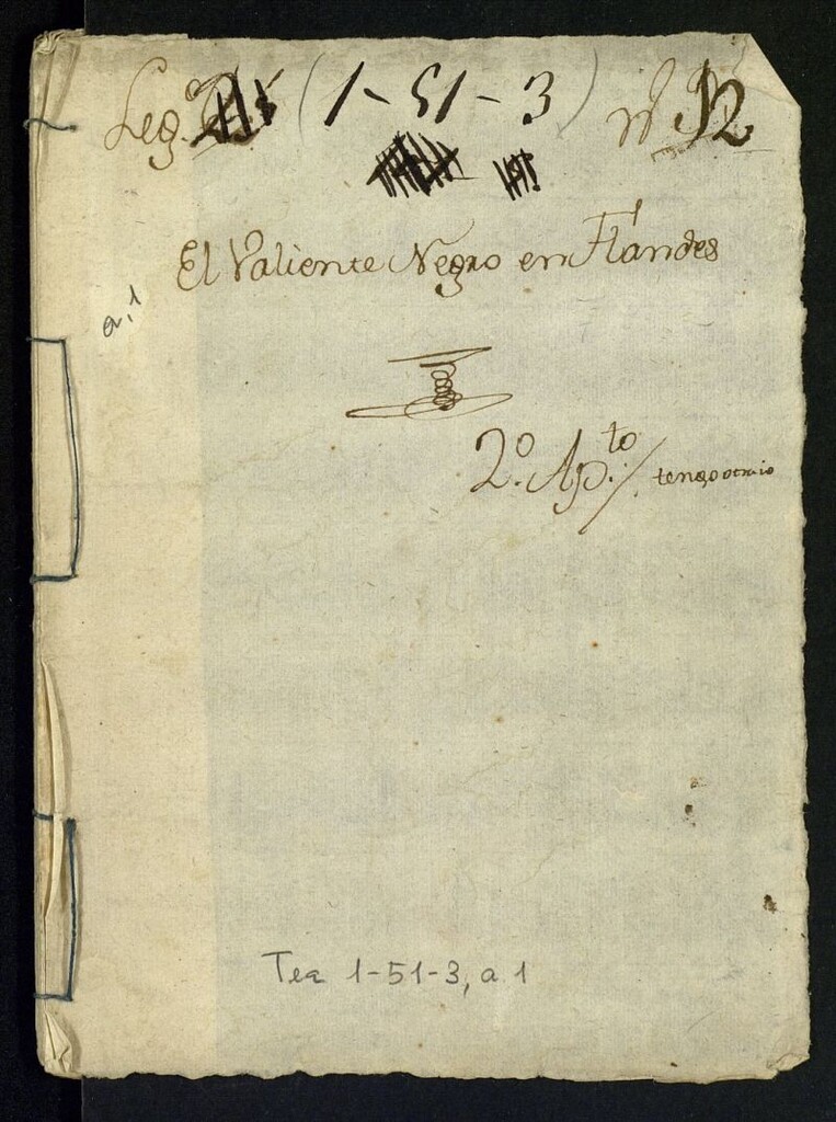 Miniatura de Comedia famosa, El valiente negro en Flandes
