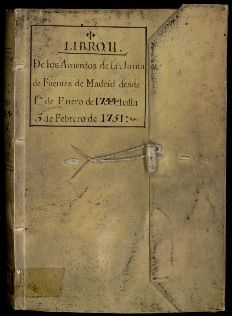 Miniatura de Libros de Acuerdos de la Junta de Fuentes del Ayto de Madrid . Libro 11.