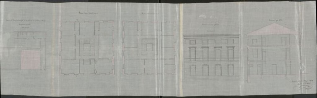 Miniatura de Amonategui, D Juan José expediente instruido en solicitud de licencia para edificar en la manzana 190