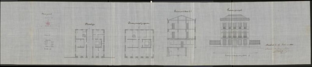 Miniatura de D. Eduardo Alarcón y Marengo, expediente instruido en solicitud de licencia para continuar las obras en la manzana sin número inmediata a la que se ejecutan en la 230.