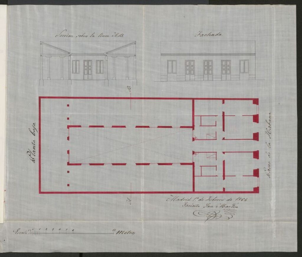 Miniatura de D. José Rojo Fernández, expediente instruido en solicitud de licencia para edificar una casa en la manzana 115.