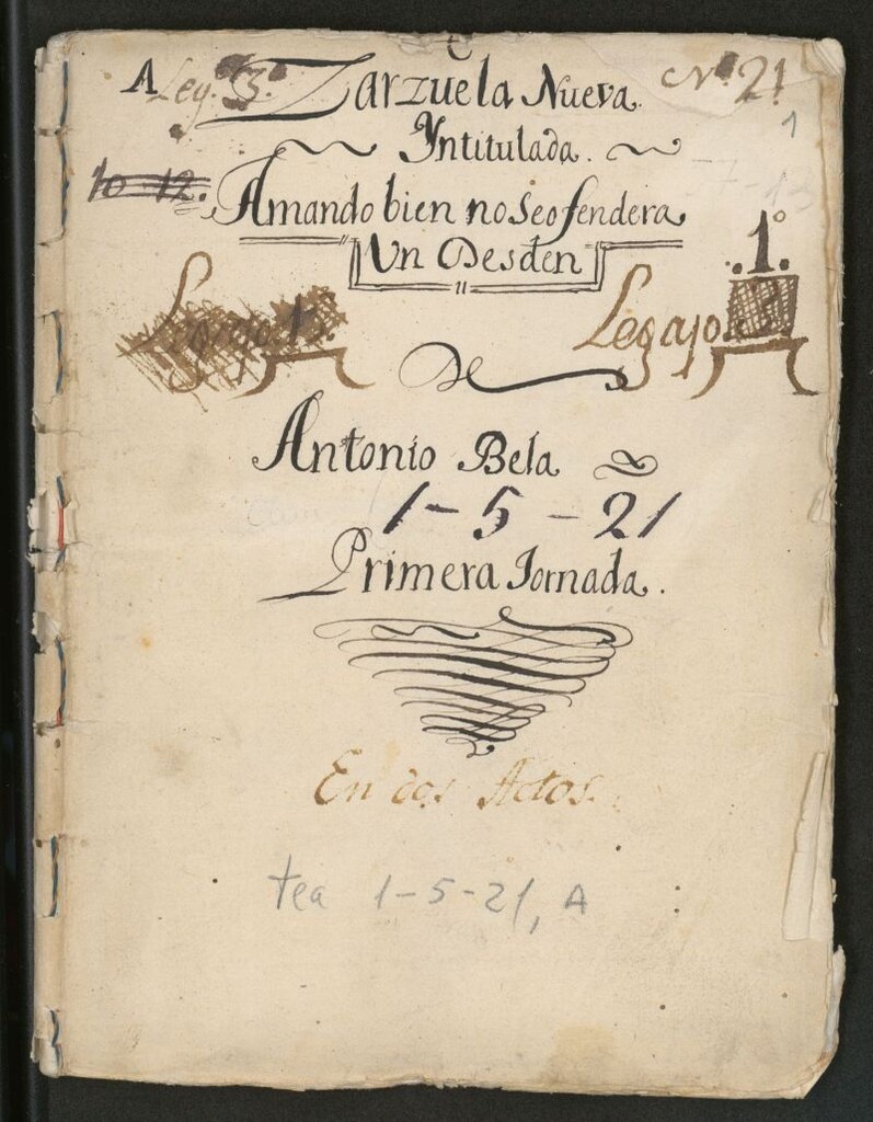 Miniatura de Amando bien no se ofender un Desde : Zarzuela Nueva