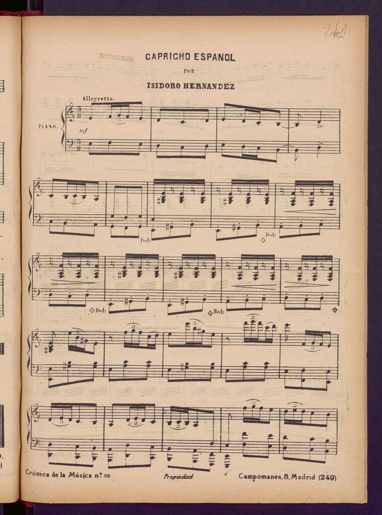 Miniatura de Capricho espanol [sic]