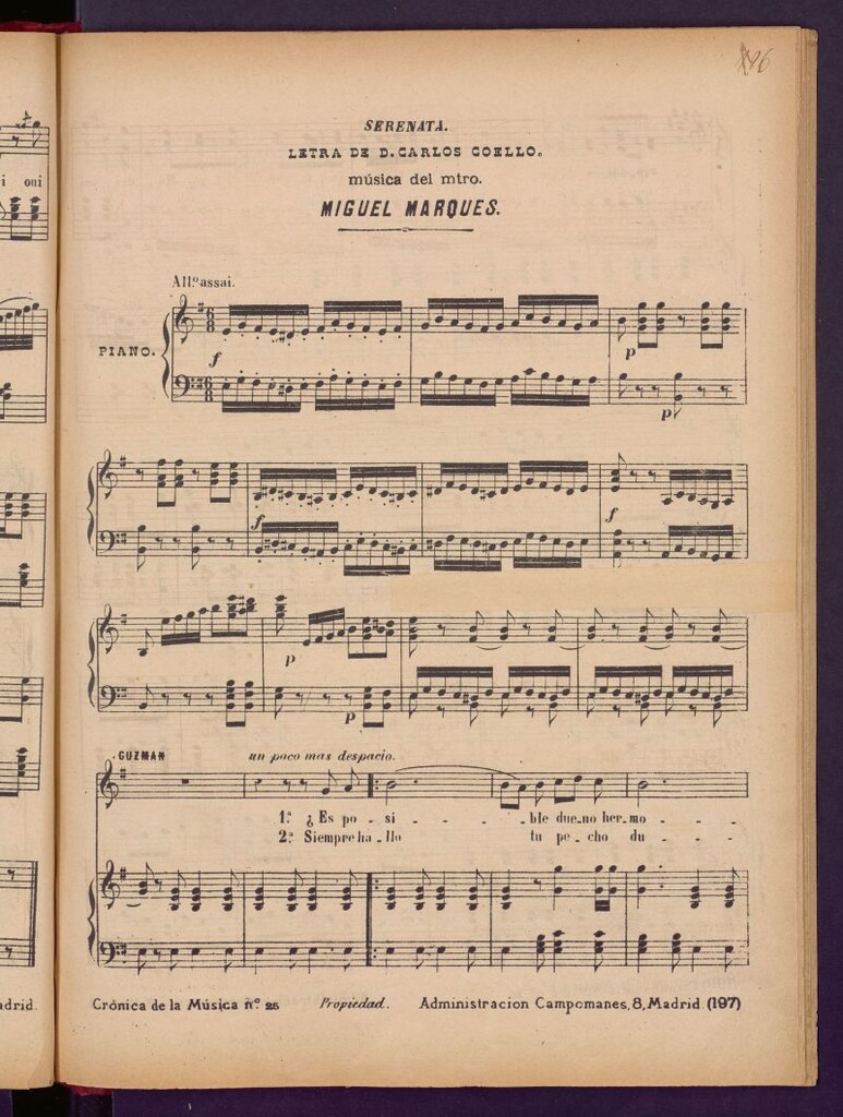 Miniatura de Serenata