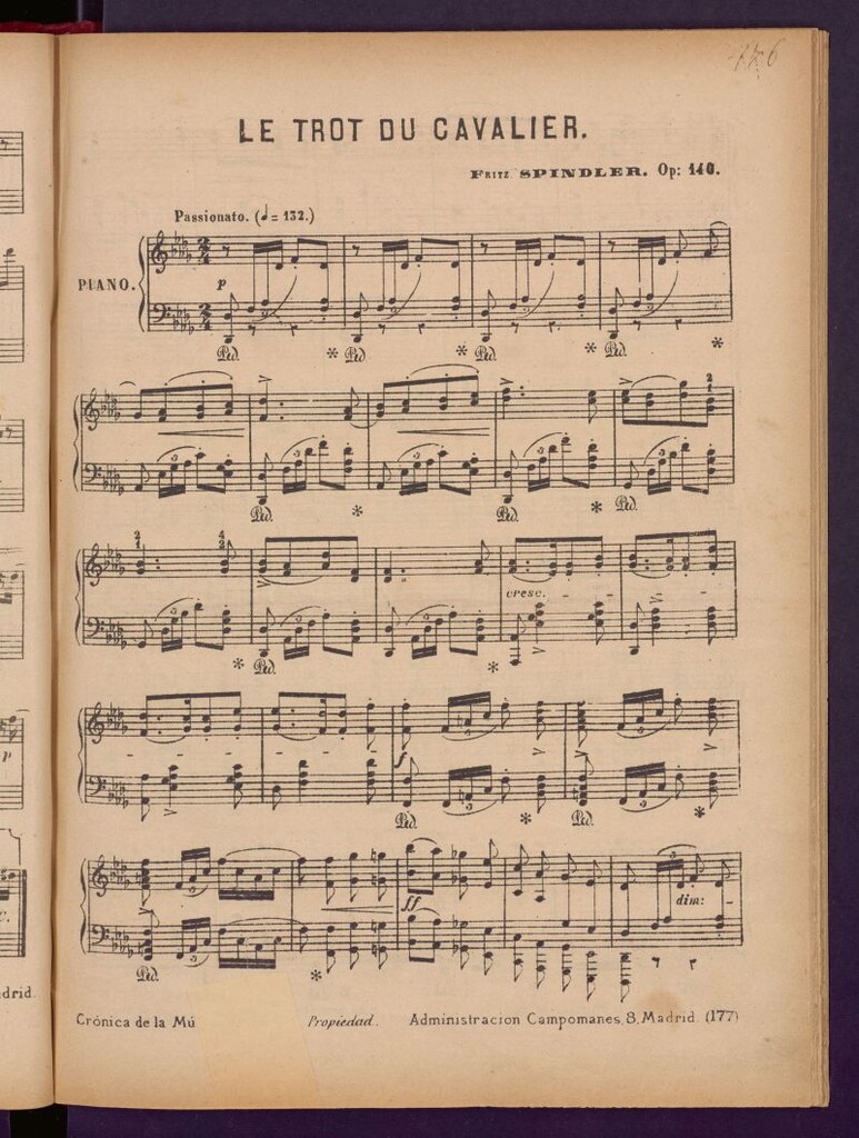 Miniatura de Le trot du cavalier : op. 140