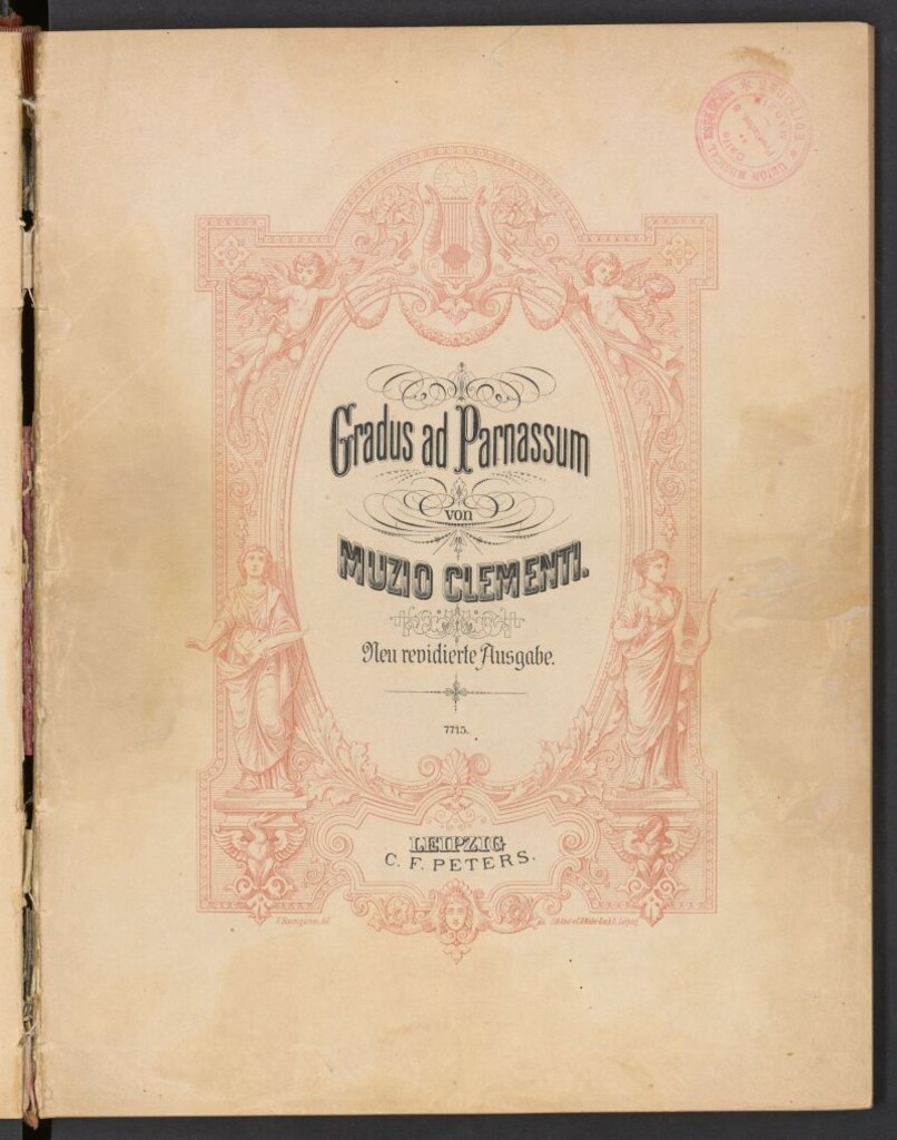 Miniatura de Gradus ad Parnassum ou l´Art de jouer le Pianoforte. 2ª parte: démostré par des exercices dans le stylo sévère et dans le style élégant