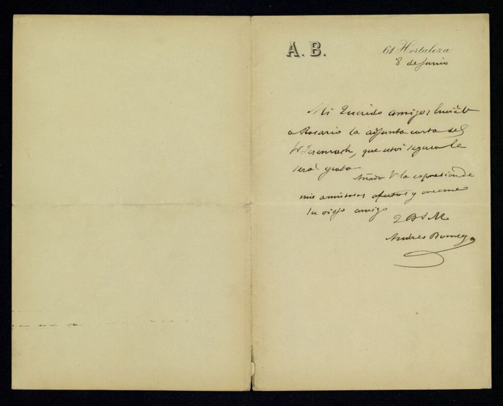 Miniatura de Carta a Felipe de Acuña