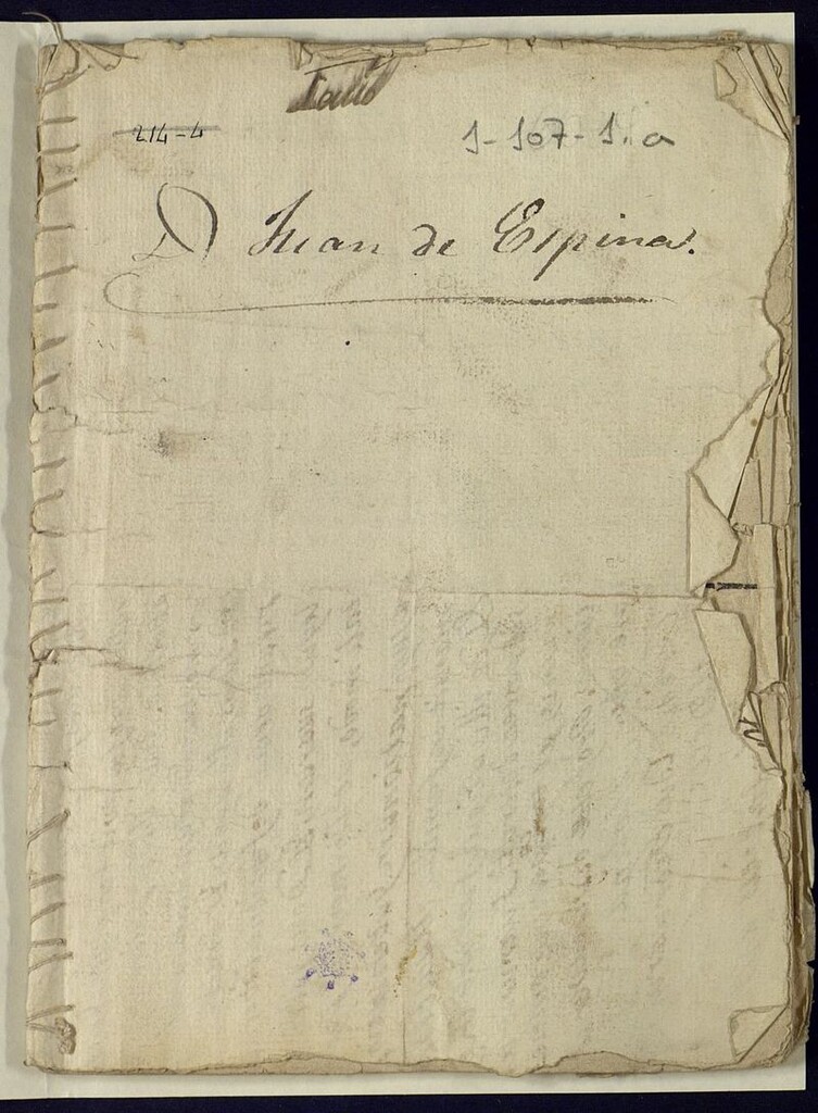 Miniatura de Comedia famosa, D. Juan de Espina en Milan. Segunda parte de Un ingenio de esta corte