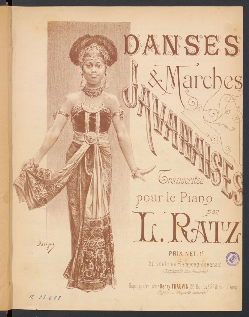 Miniatura de Danses et marches javanaises