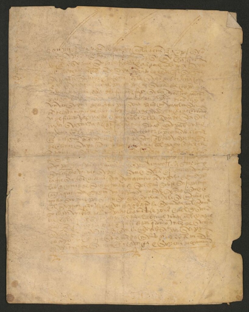 Miniatura de Posesion de un olivar de Juan de [ilegible]