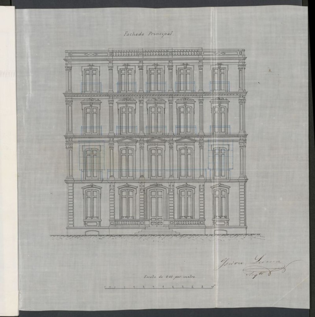 Miniatura de D. Eduardo Zurita, dueño de la casa nº 17, manzana 303 a la calle de Hortaleza, en solicitud de licencia para levantar un piso más.