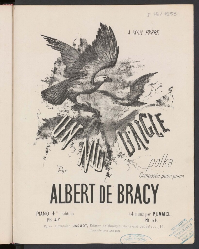 Miniatura de Un nid d´aigle : polka : composée pour piano