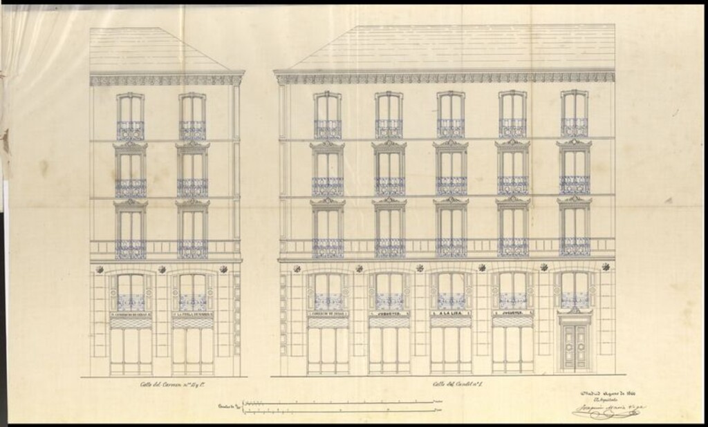 Miniatura de D. José María Basualdo, en solicitud de licencia para construir de nueva planta sus casas sitas en la calle del Carmen nº 15 y 17, con vuelta a la del Candil, nº 1.