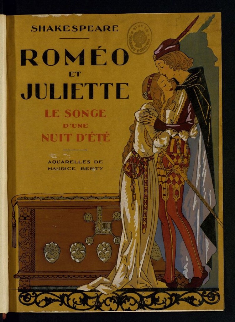 Miniatura de Roméo et Juliette drame en 5 actes.  Le songe d´une nuit d´ete comédie féerie en 5 actes
