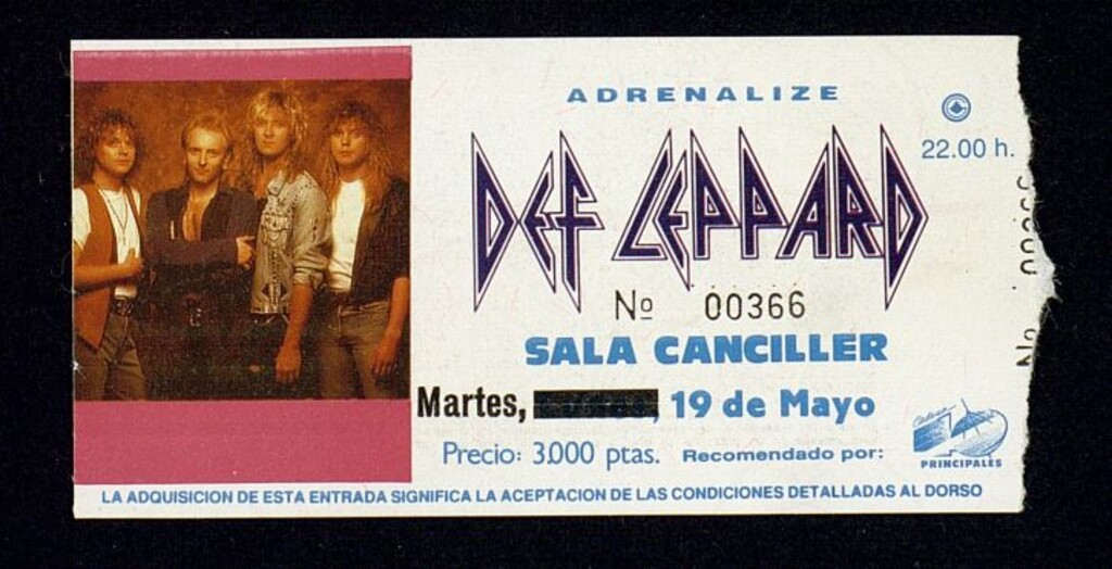 Miniatura de Entrada para el concierto de Def Leppard