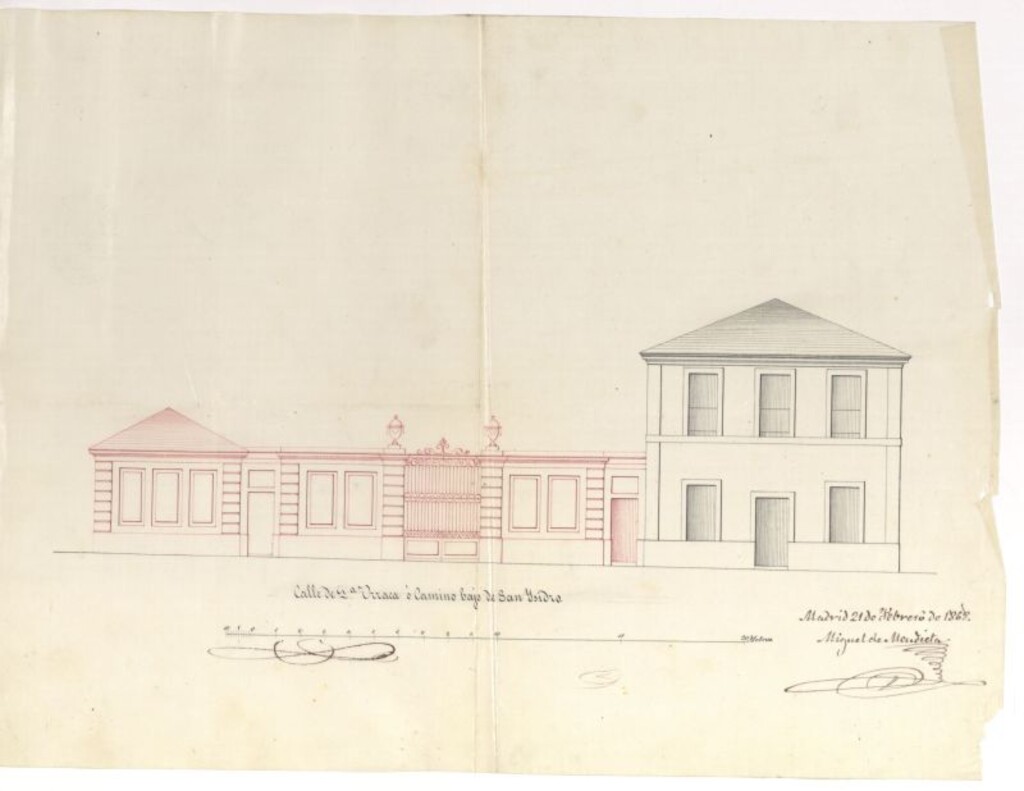 Miniatura de D. Hipolito Magen, D. Jacinto Marta  y D. Napolelón Boffan, en solicitud de licencia para construir de nueva planta en el Barrio de Colmenares las casas nº 1 y 1 duplicado, y un solar limitado por el camino bajo de S. Isidro.