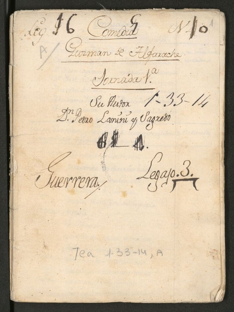 Miniatura de Guzman De Alfarache: Comedia