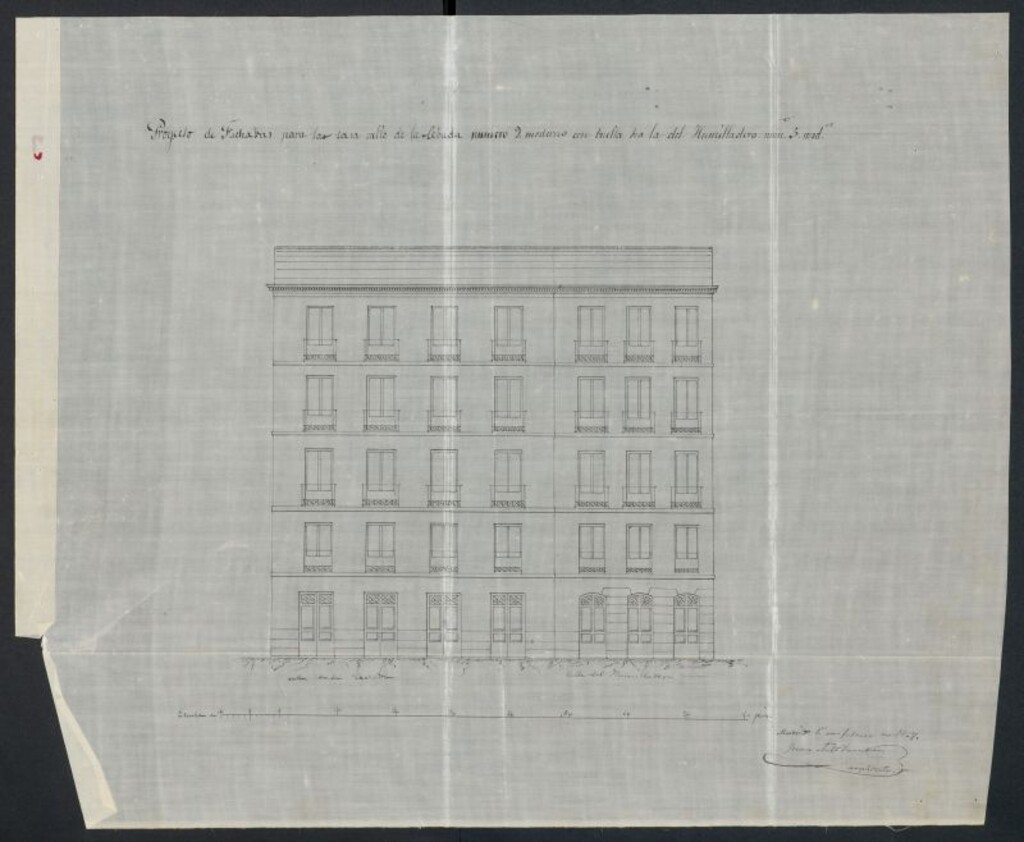 Miniatura de D. Juan María López, para la de nueva planta de la casa nº 5 de la calle Humilladero.